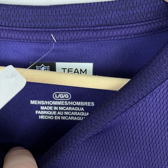 Baltimore Ravens NFL Team Long Sleeve Activewear T-Shirt Size Large Purple NWT - Picture 3 of 5